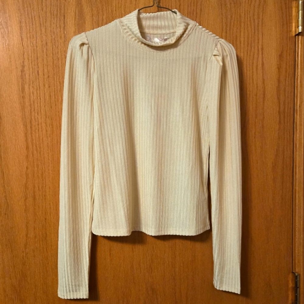 NWT Band of the Free Annabelle Ribbed Top